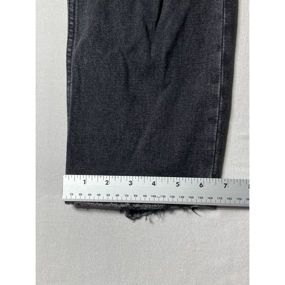 Abercrombie Curve Love Womens 28 Ultra High Rise Ankle Straight Black Jeans - Picture 6 of 11